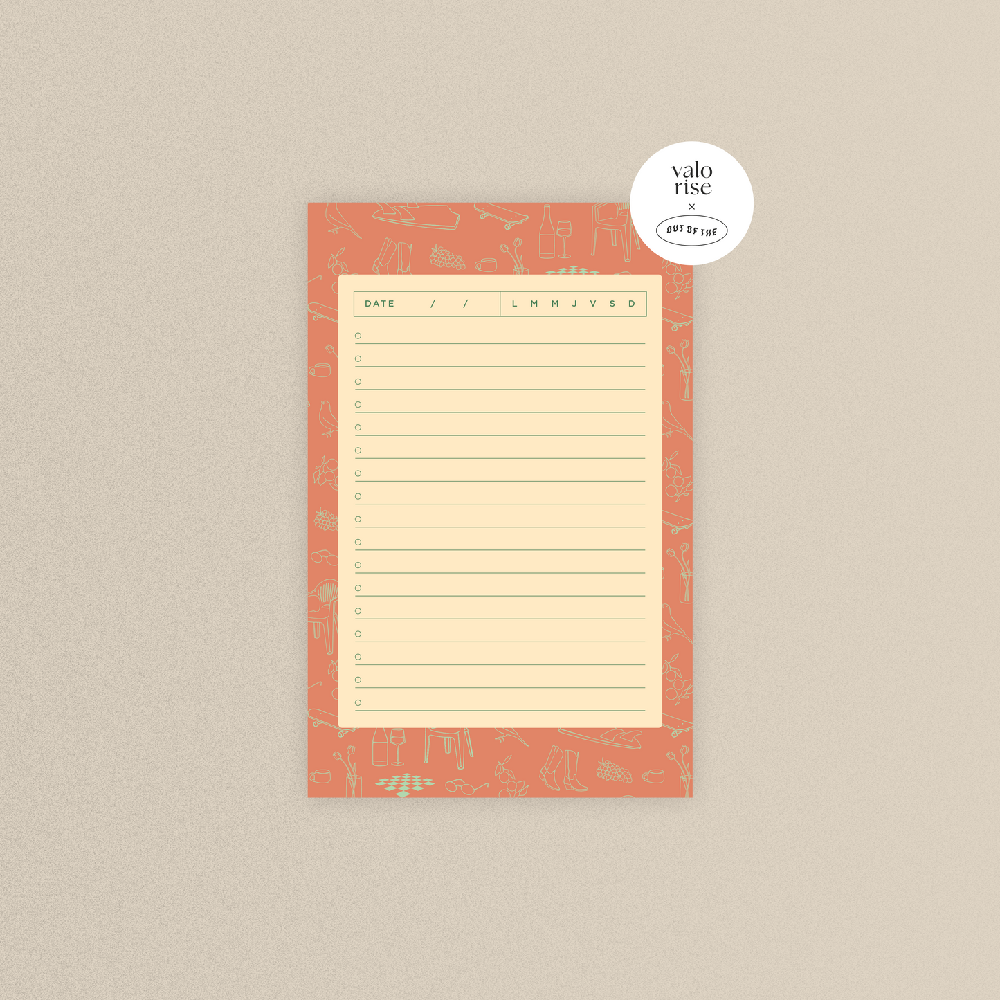 Bloc-notes | Out of the - orangé