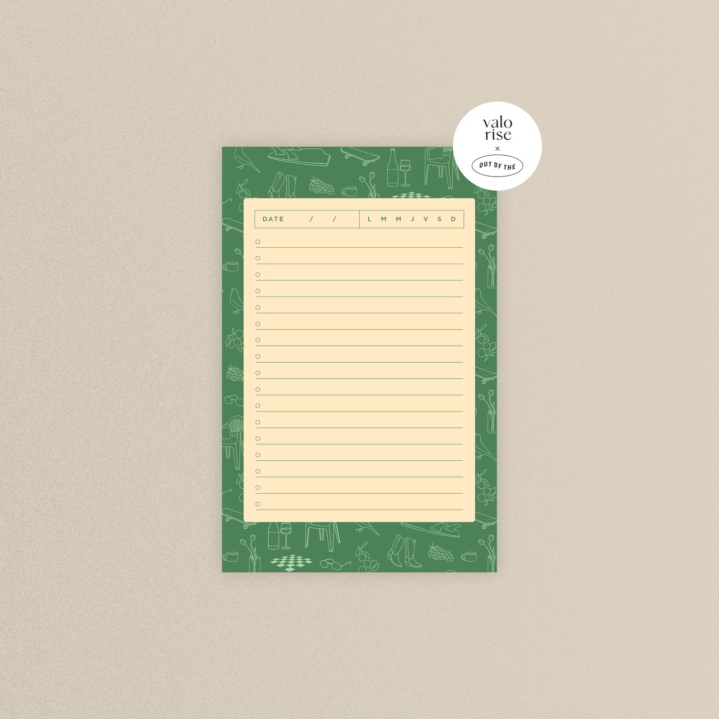Bloc-notes | Out of the - verde
