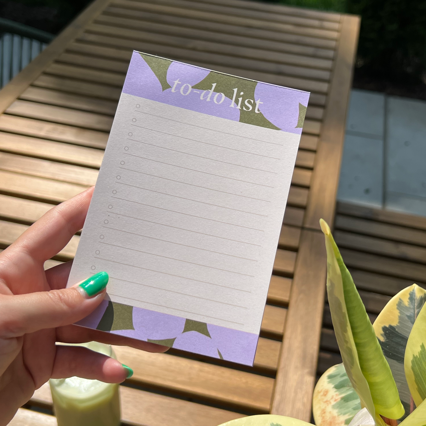 Petite to-do list | L'abstraite estivale