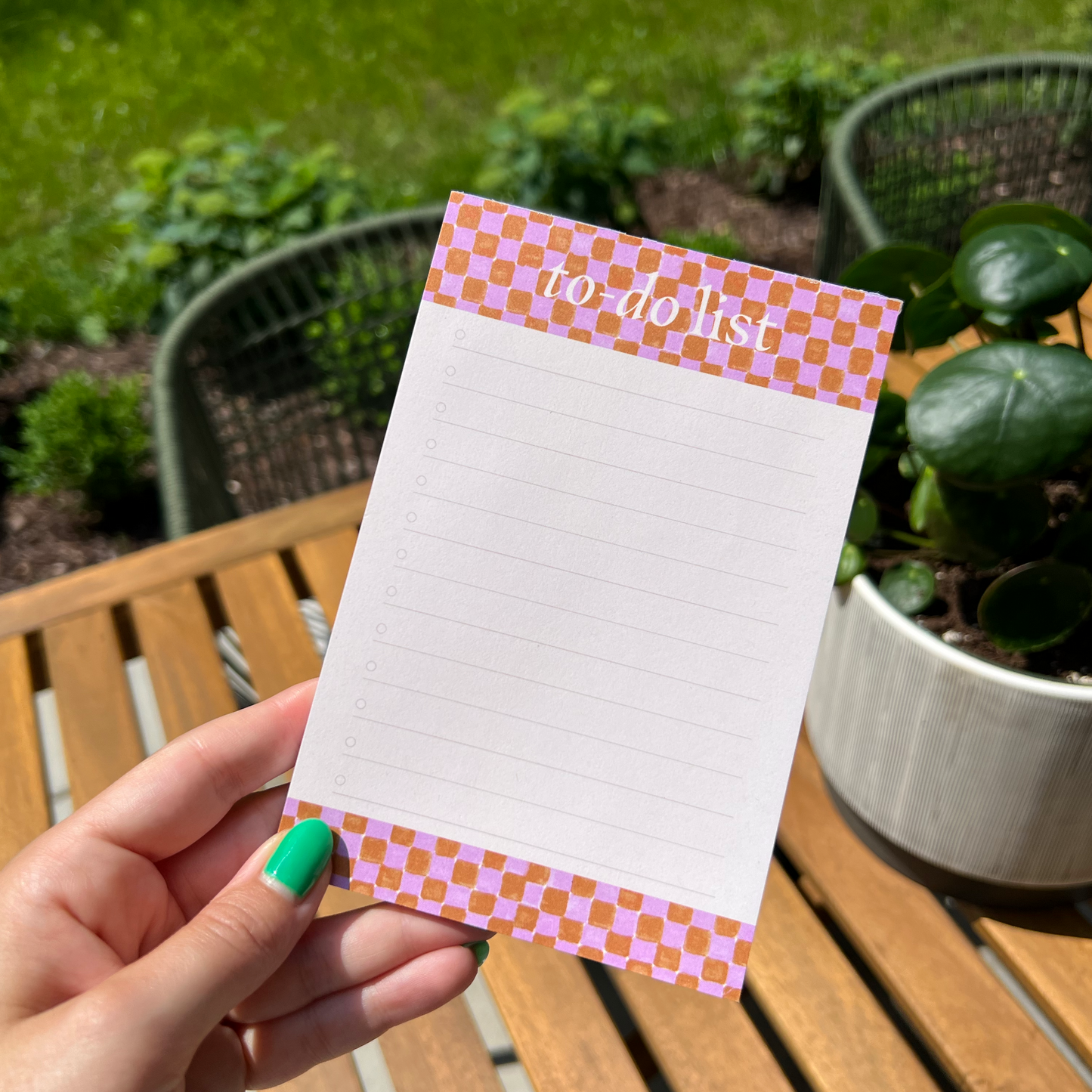 Petite to-do list | La retro rose