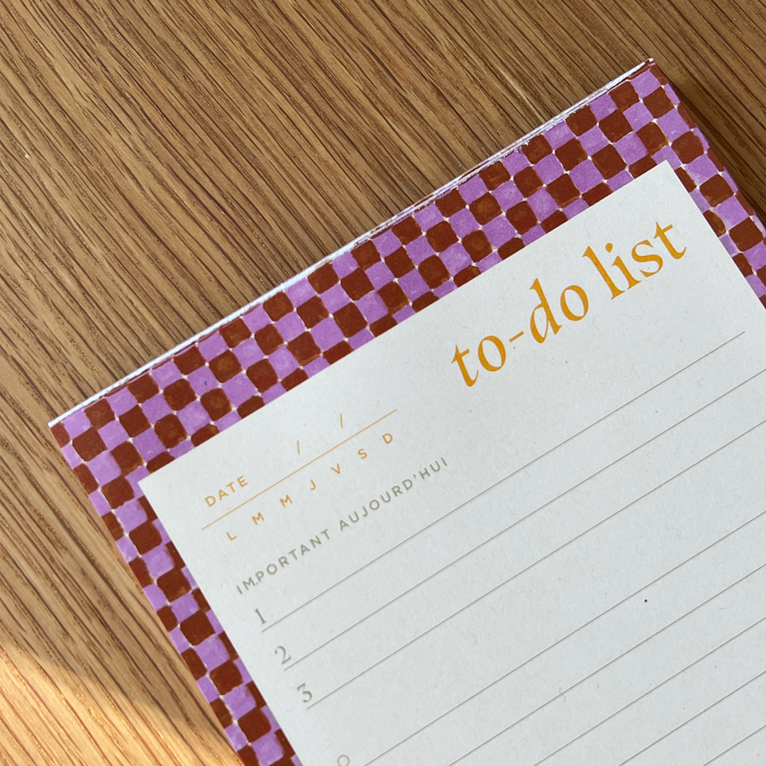PRESQUE PARFAIT | Bloc-notes Retro rose