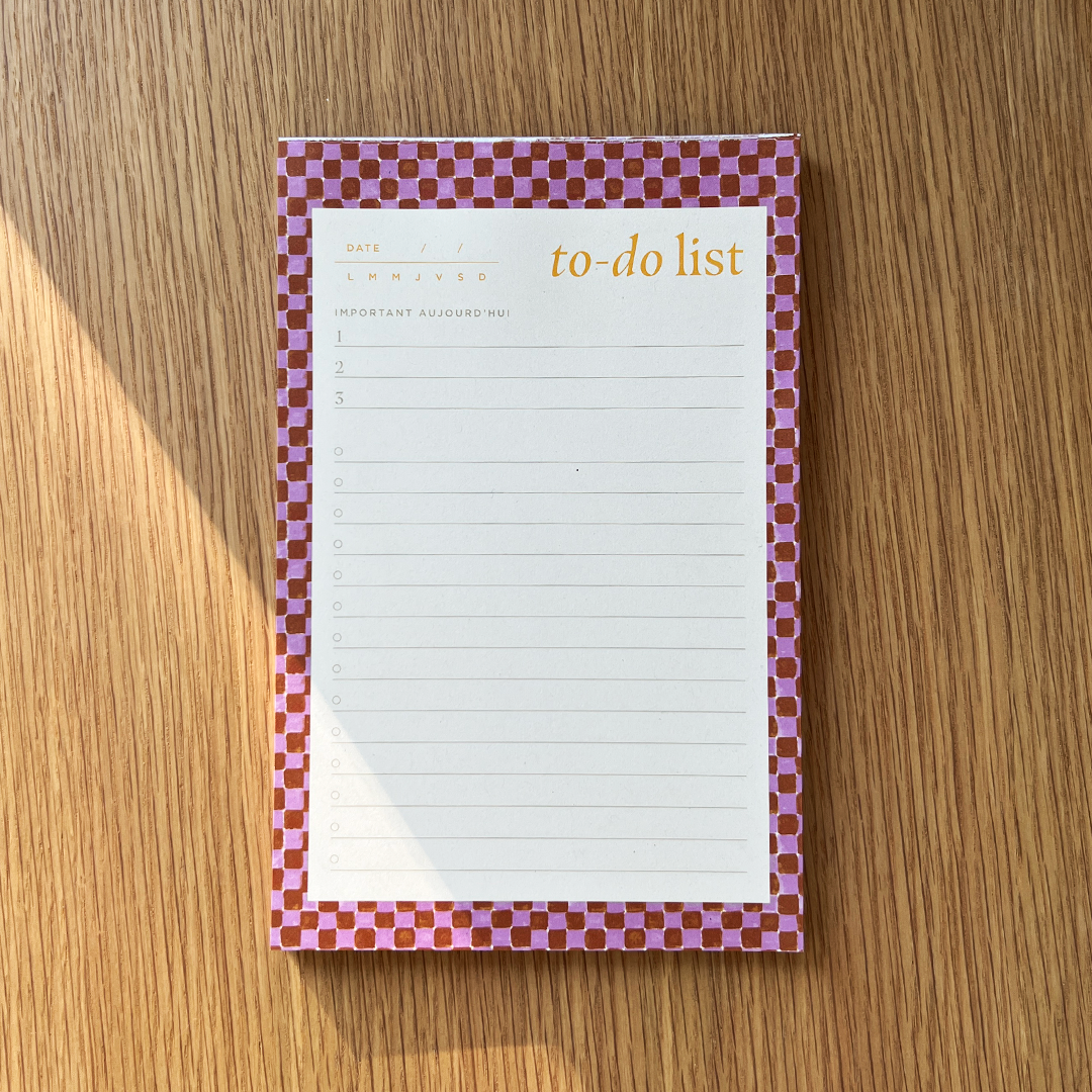 PRESQUE PARFAIT | Bloc-notes Retro rose