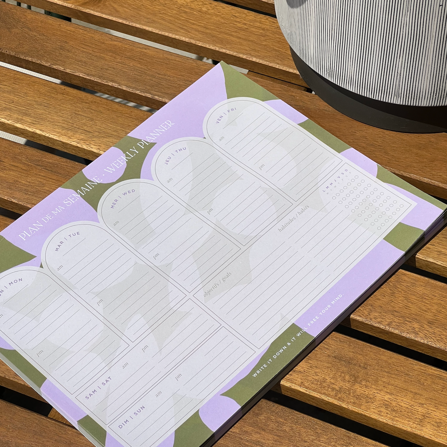 Weekly planner / Beige Life