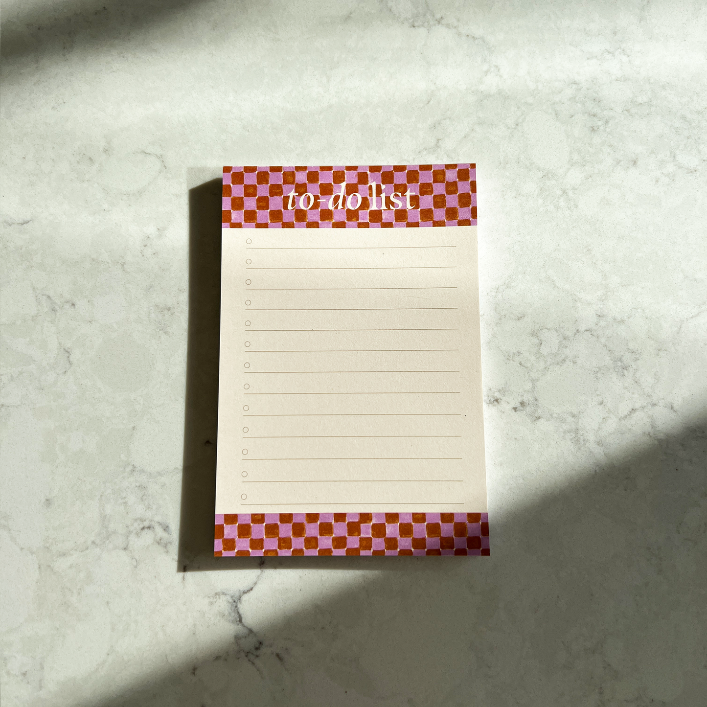 Petite to-do list | La retro rose