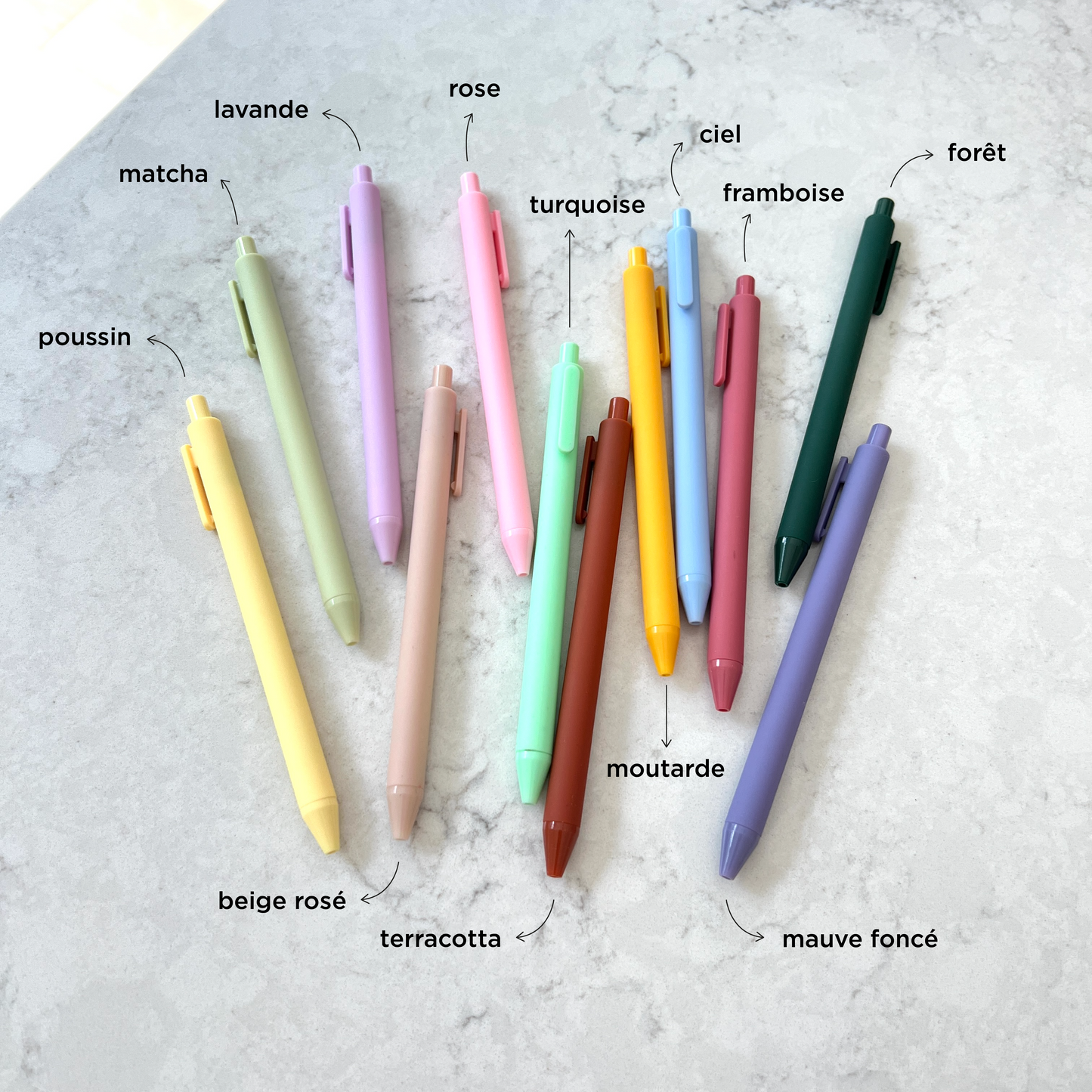 *nouveaux* stylos 1.0 mm